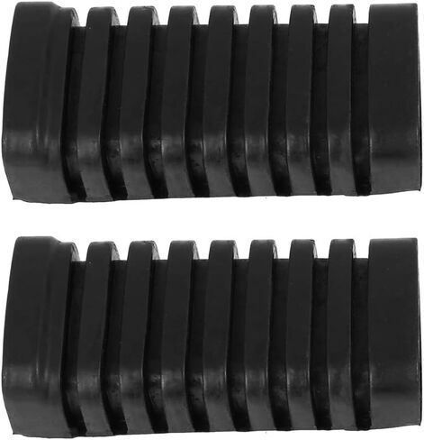 X AUTOHAUX 1 Pair Black Motorcycle Foot Pegs Plate Front Foot Pedal Cover Rubber Footrest Pad for Honda WY 125 in Saudi Arabia