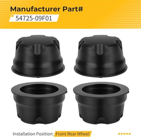 M MATI Front Rear Wheel Cap for Suzuki Ozark 250 2002-2009 2012-2014 Eige-r 400 Au-to 2002-2007 K-ingQuad 400 450 500 700 750 2005-2024 Vinson QuadRunner QuadMaster 500 1998-2007 54725-09F01 in Saudi Arabia