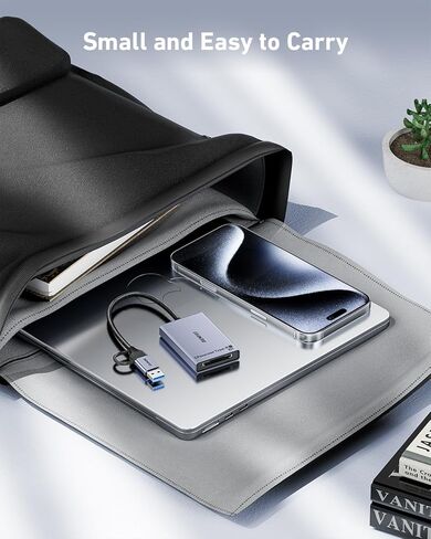 BENFEI CFexpress Type A Card Reader with USB 3.2 (Gen 2) 10Gbps, USB-C&USB-A 2-in-1 Type A CFexpress Adapter, Compatible with Windows/Mac/Linux/Android in Saudi Arabia