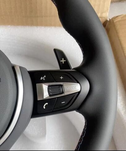 Steering Wheel Siliver Leather M Sport for BMW F20 F21 F22 F30 F31 F32 F34 F36 F80 F82 F87 F90 M3 in Saudi Arabia