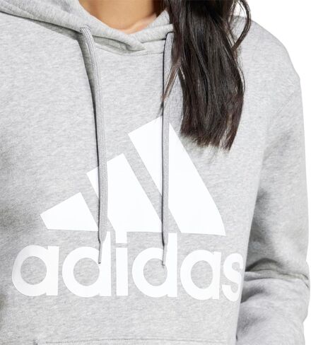 هودي صوف بشعار كبير من adidas Essentials بليس ليلك/أبيض MD in Saudi Arabia