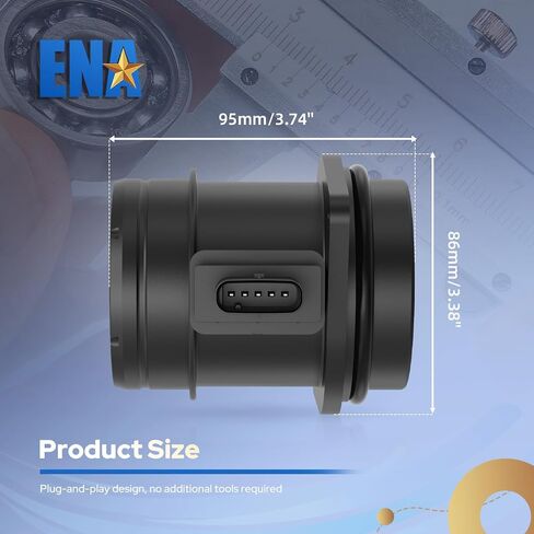 ENA Mass Air Flow Sensor Meter MAF Compatible with Mini Cooper 2009 2010 2011 2012 Replacement for 13627582553 MAS0359 in Saudi Arabia