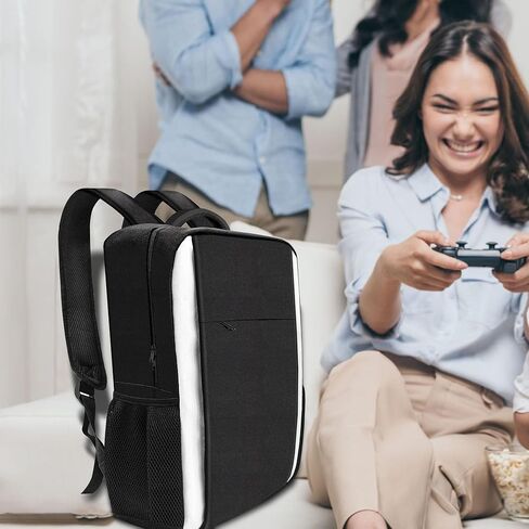 ASNOMY Carrying Case Compatible with PS5 Slim, PS5 Slim Travel Case Hard Shell Carry Bag, Organizer Protective Case for Playstation 5 Slim Console,Dual Controller in Kuwait