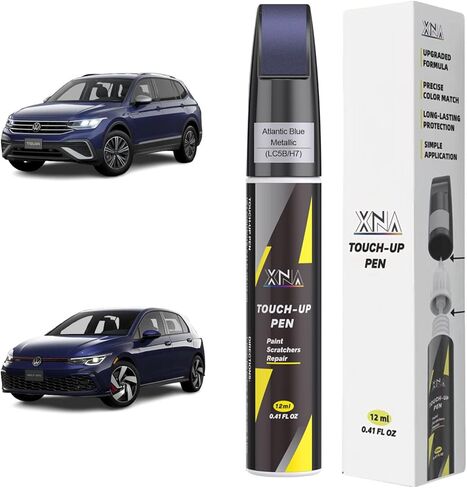 XNA Pure White(LC9A/0Q) for Volkswagen Touch Up Paint, Car Scratch Remover for Nicks and Chips Repair, 2-In-1 Quick & Easy Fix Car Scratch Repair Kit with Exact Color-Matched in Kuwait