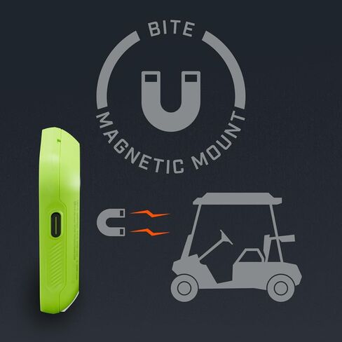 حزمة Bushnell Phantom 3 (أسود) Slope Golf GPS المحمولة - شاشة تعمل باللمس، والتعرف على المسار التلقائي والثقب، وإدخال النتيجة التلقائي مع شاحن PlayBetter المحمول، ومشبك الحزام وحلقة تسلق in Saudi Arabia