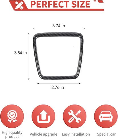 Center Consoles Steering Wheel Cover fit for GMC-Yukon 2014-2018,for GMC-Sierra 2014-2018 Steering Wheel Trim Interior Accessories,Carbon Fiber Finish in Saudi Arabia