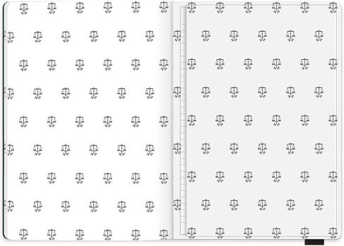 Hunter - دفتر ملاحظات Jotter، مجلة مبطنة مقاس 10 بوصة × 7 بوصة مع 208 صفحة بحجم B5 للعمل والمذكرات والكتابة وتدوين الملاحظات، شريط مطاطي وجيب داخلي للملاحظات السائبة، أوراق مرقمة، أخضر غابي in Kuwait