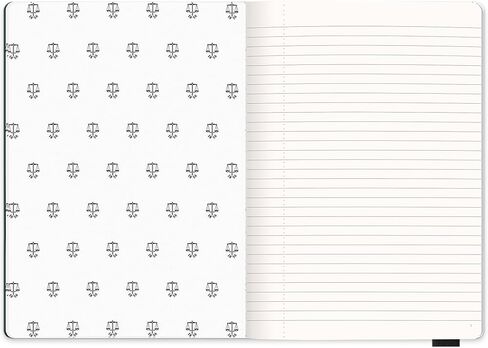 Hunter - دفتر ملاحظات Jotter، مجلة مبطنة مقاس 10 بوصة × 7 بوصة مع 208 صفحة بحجم B5 للعمل والمذكرات والكتابة وتدوين الملاحظات، شريط مطاطي وجيب داخلي للملاحظات السائبة، أوراق مرقمة، أخضر غابي in Kuwait
