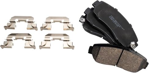 Front and Rear Brake Pad Set Ceramic Hardware Compatible with 2007-2012 Acura RDX in Saudi Arabia