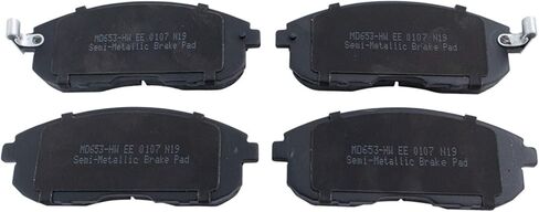 Brake Pads Semi-Metallic Compatible with 2002-2006 Nissan Sentra in Saudi Arabia