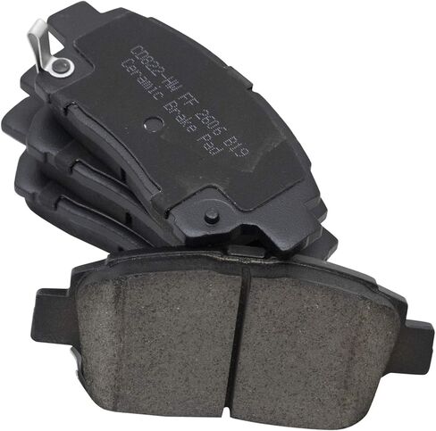 Front and Rear Brake Pad Set Ceramic Compatible with 2001-2005 Toyota Echo in Saudi Arabia