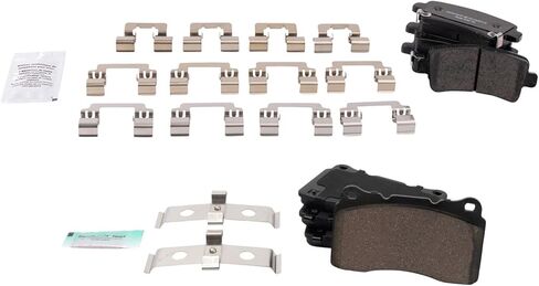 Front and Rear Brake Pad Set Ceramic Hardware Compatible with 2016-2017 Buick Regal 2015-2017 Cadillac XTS in Saudi Arabia