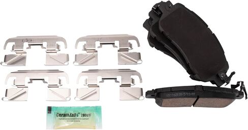 Front and Rear Brake Pads Ceramic Hardware Compatible with 2018-2022 Nissan Kicks 2020-2022 Versa in Saudi Arabia