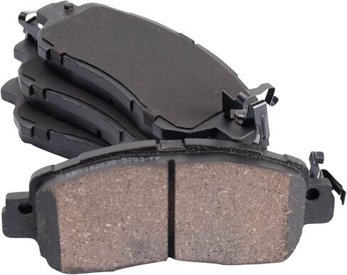 Front and Rear Brake Pads Ceramic Hardware Compatible with 2018-2022 Nissan Kicks 2020-2022 Versa in Saudi Arabia