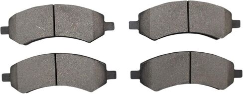 Front and Rear Brake Pads Ceramic Hardware Compatible with 2006-2010 Dodge Dakota 2006-2009 Mitsubishi Raider 2011 Ram Dakota in Saudi Arabia