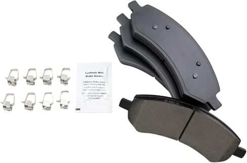 Front and Rear Brake Pads Ceramic Hardware Compatible with 2006-2010 Dodge Dakota 2006-2009 Mitsubishi Raider 2011 Ram Dakota in Saudi Arabia