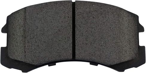 Front and Rear Brake Pad Set Ceramic Hardware Compatible with 2003 Mitsubishi Lancer in Saudi Arabia