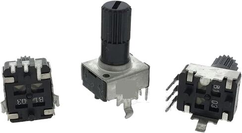10PCS RV09 Vertical 12.5mm Shaft 1K 2K 5K 10K 20K 50K 100K 1M 0932 Adjustable Resistor 9 Type 3Pin Seal Rotary Potentiometer(5K Ohm) in Saudi Arabia