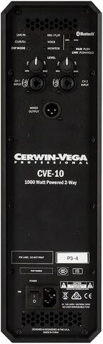 Bluetooth Home Audio Speaker CVE-15 15 inch 1000 Watts Powered Loudspeaker in Kuwait