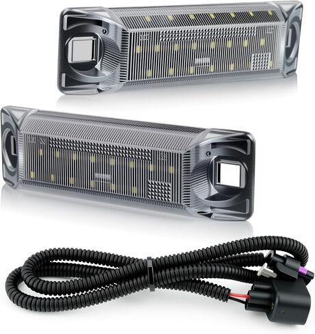 D-Lumina LED Truck Bed Cargo Lights مجموعة مصابيح صندوق السيارة وتسخير الأسلاك لـ Dodge Ram 1500 2016-2018، Ram 1500 Classic 2019-2021، Ram 2500 3500 2016-2021، مدعوم من 18SMD 6000K حزمة بيضاء من 2 in Saudi Arabia