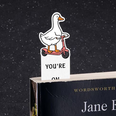 Silly Goose Bookmarks Funny Bookmarks for Women Girls Kids - Book Marks for Reading Kids Women Men, Cute Bookmark Book Gifts for Books Lovers, Bookish Gifts Stocking Stuffers for Teen Girls Boys in Saudi Arabia