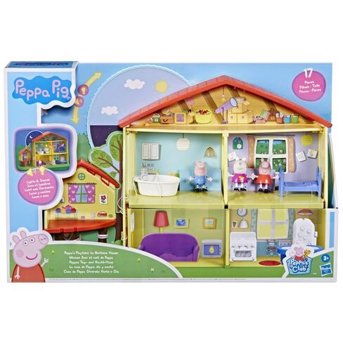 Peppa Pig - Peppa's Playtime to Bedtime House Preschool Toy, Speech, Light, and Sounds, Ages 3 and Up in Saudi Arabia