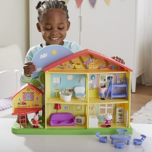 Peppa Pig - Peppa's Playtime to Bedtime House Preschool Toy, Speech, Light, and Sounds, Ages 3 and Up in Saudi Arabia