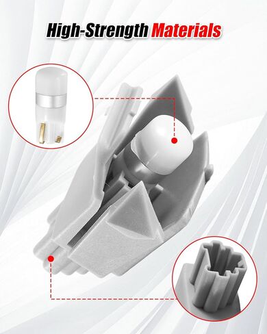 2Sets License Plate Light Socket with LED Bulb Fit for Honda Civic 2013-2015 Accord 2008-2017 Accord Hybrid 2014-2017 Lamp Connector Base Housing Replace 34105-SNB-003 34105SNB003 in Saudi Arabia