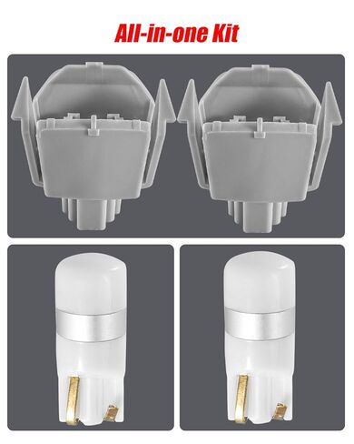 2Sets License Plate Light Socket with LED Bulb Fit for Honda Civic 2013-2015 Accord 2008-2017 Accord Hybrid 2014-2017 Lamp Connector Base Housing Replace 34105-SNB-003 34105SNB003 in Saudi Arabia