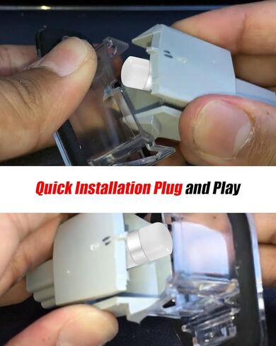 2Sets License Plate Light Socket with LED Bulb Fit for Honda Civic 2013-2015 Accord 2008-2017 Accord Hybrid 2014-2017 Lamp Connector Base Housing Replace 34105-SNB-003 34105SNB003 in Saudi Arabia