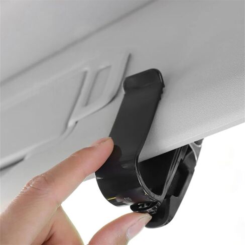 Glasses Holders for Car Sun Visor, Sunglasses Eyeglasses Mount with Ticket Card Clip in Saudi Arabia