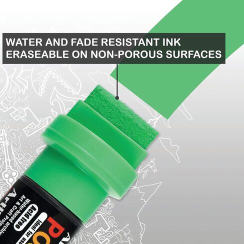 Artline Poster Markers, 30 mm Writing Width, Metallic Colors, 4 Pack (EPP-30-4W4) in Saudi Arabia
