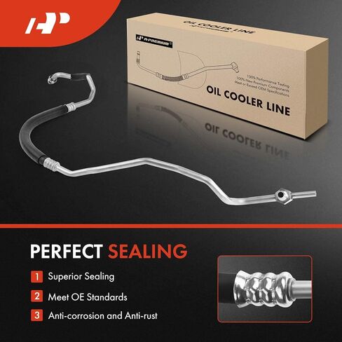 A-Premium Outlet Passenger Engine Oil Cooler Line Hose Assembly Compatible with Chevrolet Tahoe GMC Yukon C1500 C2500 K1500 K2500 Suburban C3500 K3500 V8 6.5L in Saudi Arabia