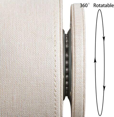 حامل أقلام دوار 360 درجة من فانوسي للمكتب، منظم قلم رصاص من الجلد للتحكم عن بعد، حامل طاولة سطح المكتب منضدة تخزين العلبة، منظمات مكتب المكتب وملحقاته 5.5 × 5.5 × 4.0 بوصة in Kuwait