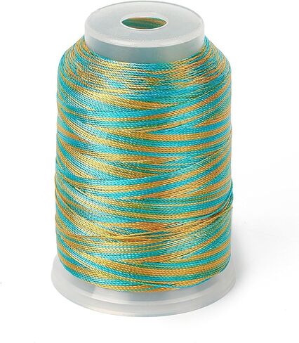 1Roll 0.3mm Segment Dyed Nylon Thread Cord Sandy Brown Braided Chinese Knotting String Satin Rattail Rope Cord for Macrame Friendship Bracelets Jewelry Making DIY Crafts (546.81 Yards/Roll) in Saudi Arabia