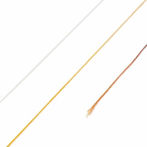 1Roll 0.3mm Segment Dyed Nylon Thread Cord Sandy Brown Braided Chinese Knotting String Satin Rattail Rope Cord for Macrame Friendship Bracelets Jewelry Making DIY Crafts (546.81 Yards/Roll) in Saudi Arabia