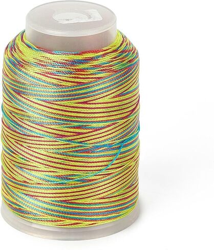 1Roll 0.3mm Segment Dyed Nylon Thread Cord Sandy Brown Braided Chinese Knotting String Satin Rattail Rope Cord for Macrame Friendship Bracelets Jewelry Making DIY Crafts (546.81 Yards/Roll) in Saudi Arabia