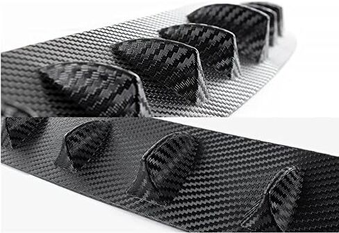for 2006-2011 Honda Civic 4DR Sedan Carbon Fiber Printed Style Shark Fin Rear Window Spoiler Wing in Saudi Arabia