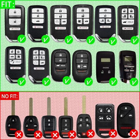 Key Fob Replacement Batteries for Honda (CRV Civic Accord Pilot Odyssey HRV Fit Passport Ridgeline Crosstour Insight Clarity CRZ) Smart Remote (Pack of 2) (Check Fitment Guide) in Kuwait