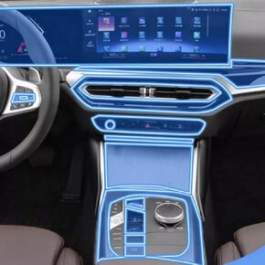 Car Interior Film Navigation Gear Panel Center Console Cover Anti-Scratch TPU Protective Film,for BMW G20 G21 Series 3 2023 in Saudi Arabia