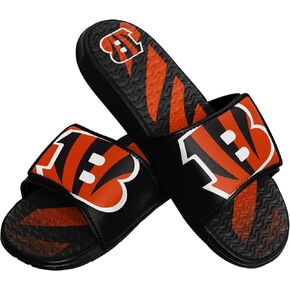 FOCO Green Bay Packers NFL Mens Team Stripe Gel Slide - M in Saudi Arabia