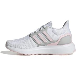 adidas UBounce DNA Sneaker, White/White/Black, 1.5 US Unisex Little Kid in Kuwait