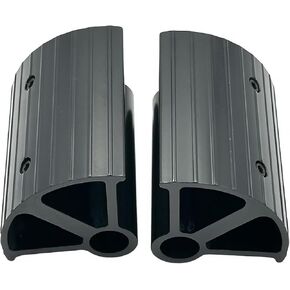1 Pair Go Kart Aluminum Accelerator Pedal Extenders, Ergonomic Kart Brake Pedal Accessories (Black) in Kuwait
