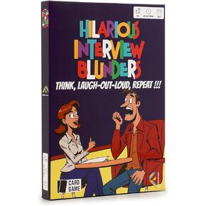 Hilarious Interview Blunders, Funny Game for Adults, Game Nights, Travel Games, Board Games, Card Games for Adults, Party Games, Funny Games, Board Games for Family Night in Saudi Arabia