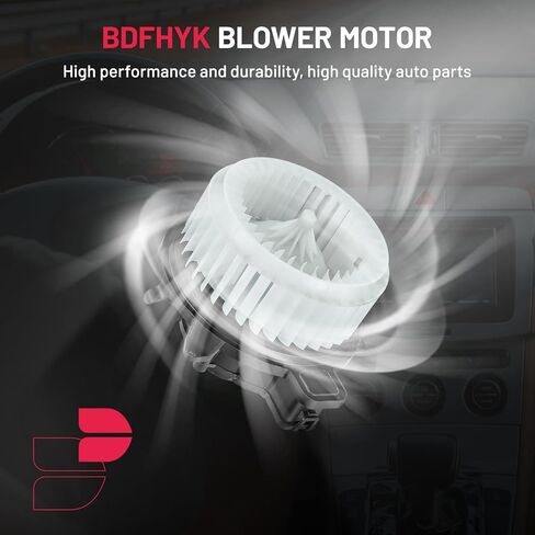 BDFHYK AC سخان منفاخ مروحة المحرك 700270 متوافق مع 2010-2012 فيوجن 2010-2012 لينكولن MKZ 2010-2011 ميركوري ميلان، استبدال محركات منفاخ HVAC لـ 15-81732 PM9381 75874 AE5Z19805D in Saudi Arabia