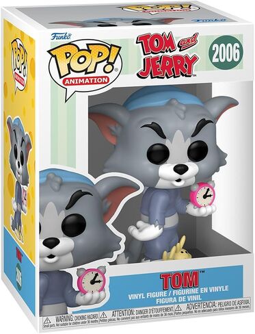 Funko Pop! Animation: Tom & Jerry - Tom - Collectable Vinyl Figure - Gift Idea - Official Merchandise - Toys for Kids & Adults - Cartoon Fans - Model Figure for Collectors and Display in Saudi Arabia