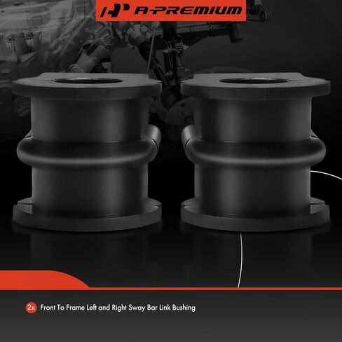 A-Premium 2 x Front To Frame Sway Bar Bushing Kit, Compatible with Nissan Altima 2007 2008 2009 2010 2011 2012 2013 in Saudi Arabia