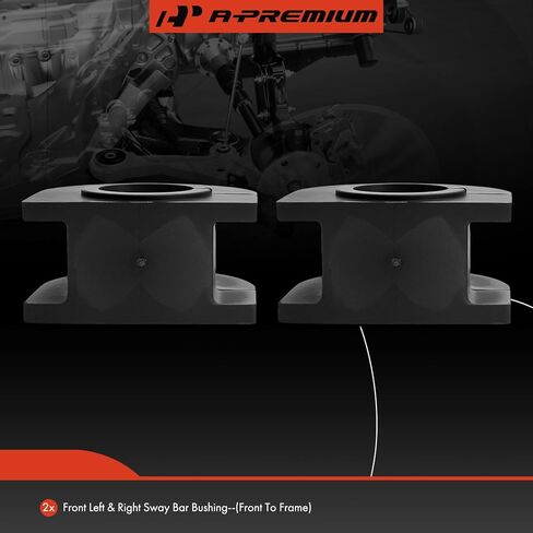 A-Premium 2 x Front To Frame Sway Bar Bushing Kit, Compatible with Chevrolet Tahoe, Blazer, Astro & GMC Yukon & Cadillac Escalade ESV EXT & Hummer H2 & Isuzu Hombre in Saudi Arabia