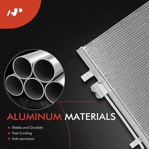 A-Premium A/C Condenser Replace# 97606P2000 - Compatible with 2021-2023 Kia Sorento & 2021-2023 Hyundai Santa Fe, 2022-2024 Santa Cruz, 1.6L 2.5L, Turbocharged in Saudi Arabia
