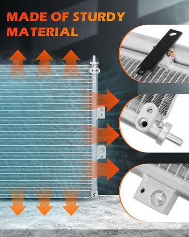 OCPTY Auto Parts Condenser Replacement Compatible with 2006-2011 for Acura for CSX | 2006-2011 for Honda for Civic | 2006-2011 for Honda for Civic in Saudi Arabia
